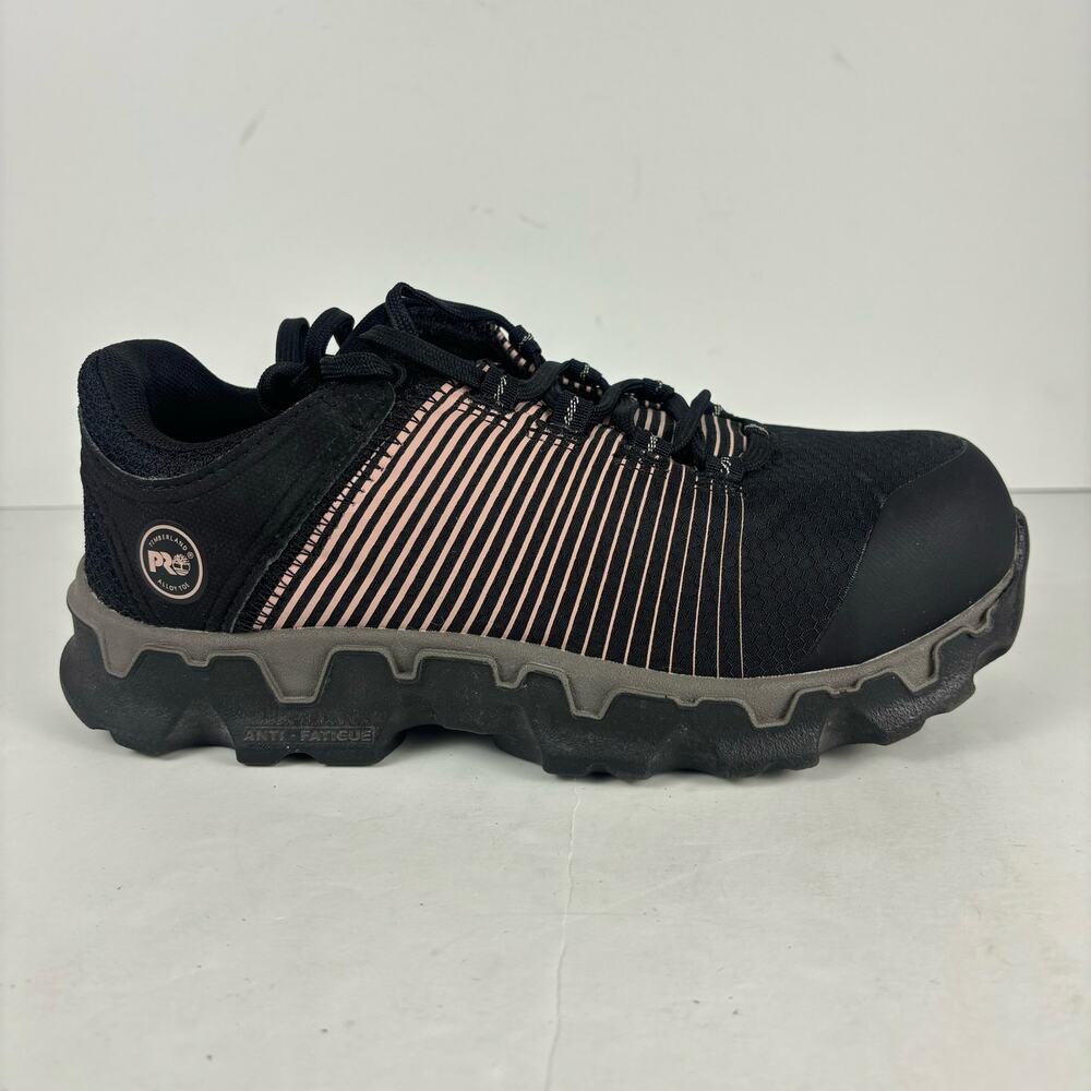 Timberland Pro Powertrain Sport SD+ Shoe Alloy Safety Toe workwear womens 7.5
